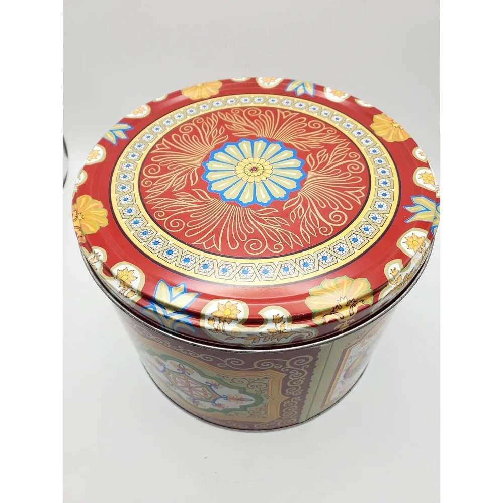 Nyakers Pepparkakor Swedish Gingersnaps Large Empty Christmas Tin